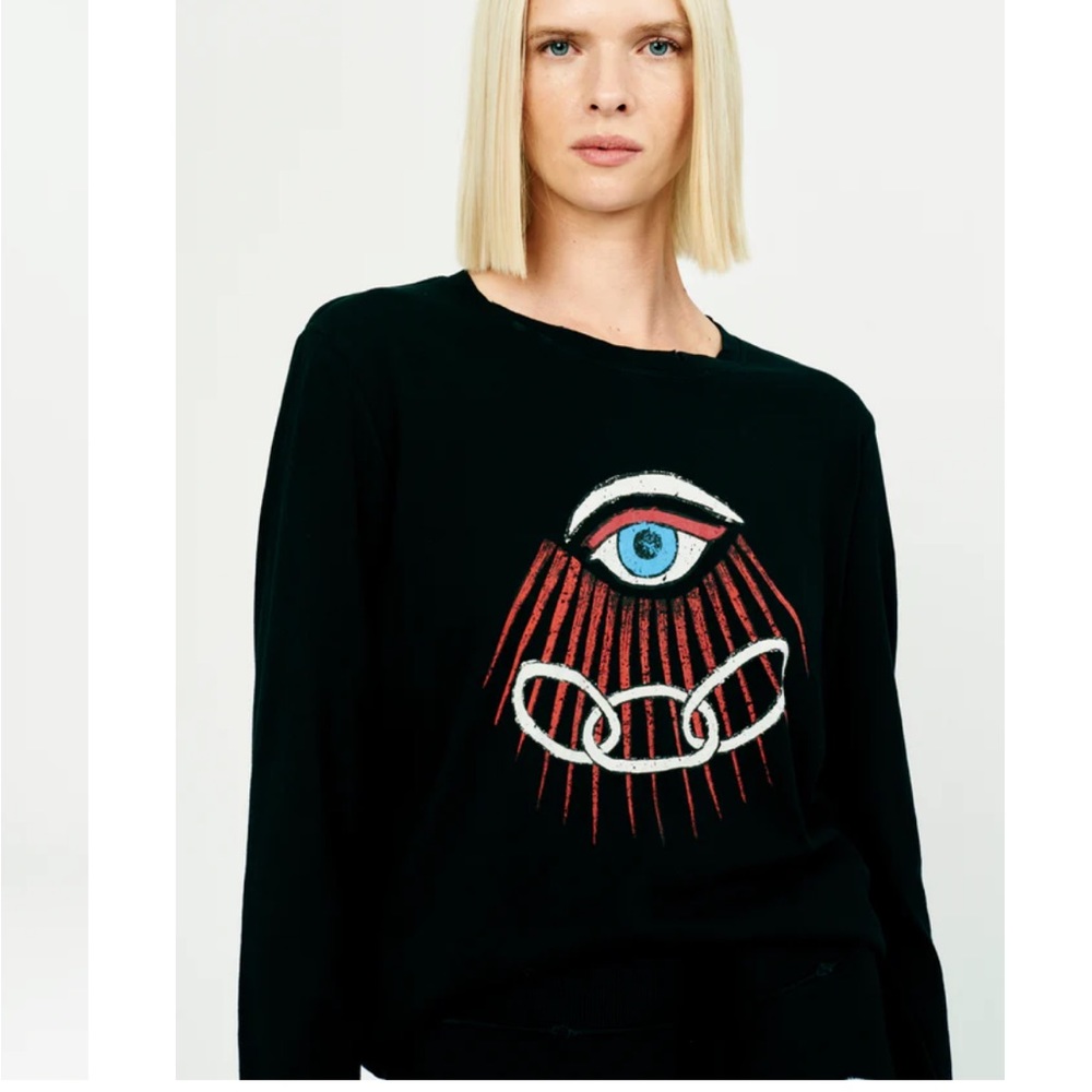 Raquel Allegra Evil Eye Tee